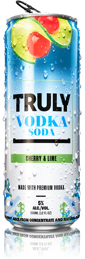 Cherry & Lime Vodka Soda