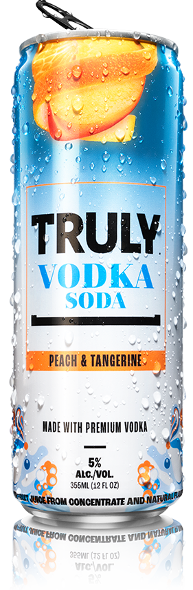 Peach & Tangerine Vodka Soda
